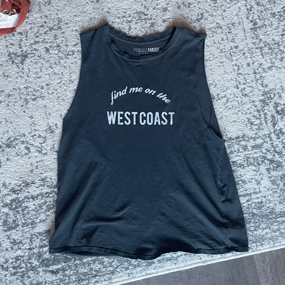West Coast American threads tank